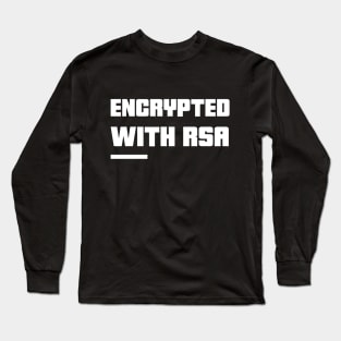 Encrypted with RSA Long Sleeve T-Shirt